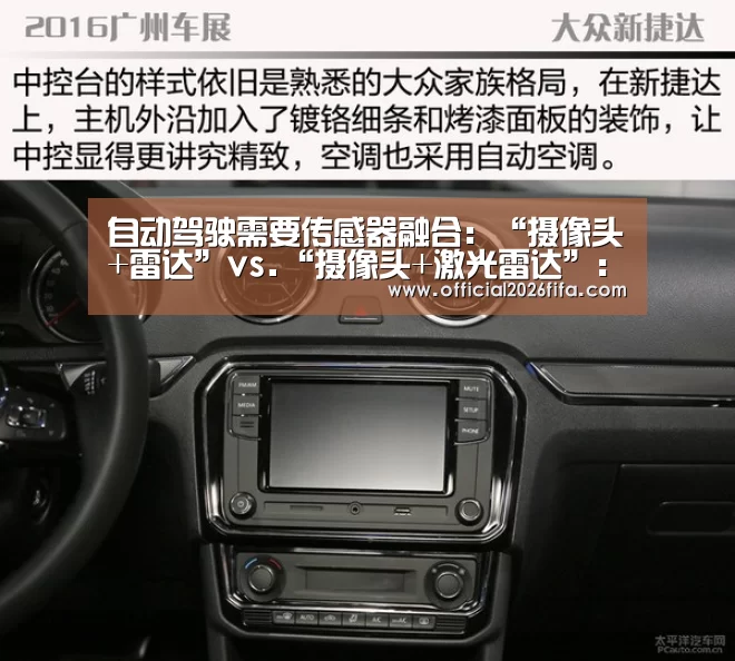 自动驾驶需要传感器融合:“摄像头+雷达”vs.“摄像头+激光雷达”:世界杯资讯(图3) 世界杯资讯